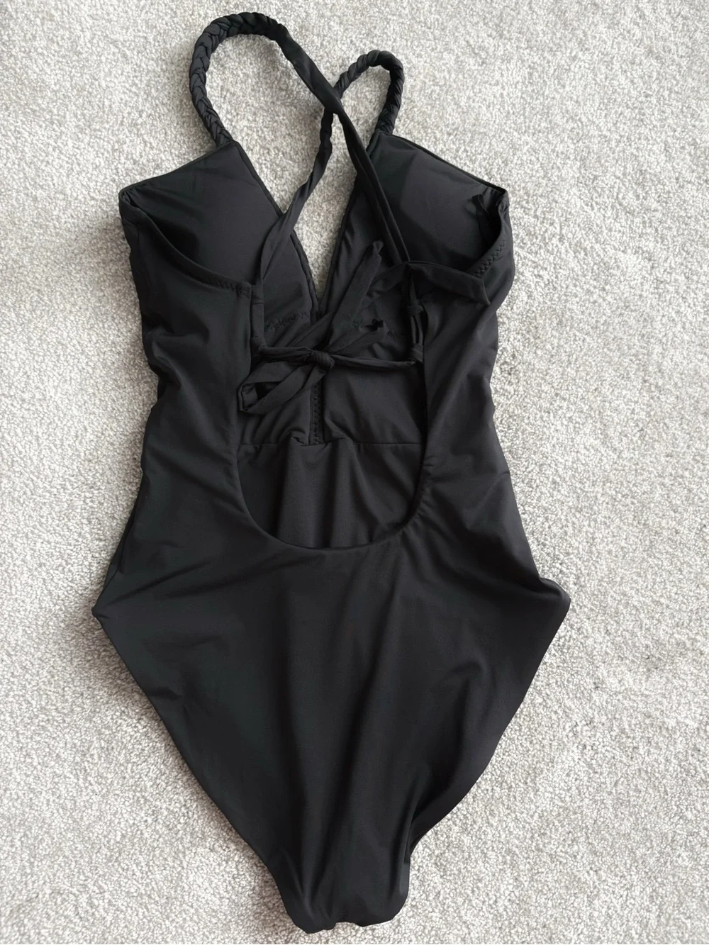 SOLUNA Swim Lake Side Braided Maillot One Piece Swimsuit! Retail $160.